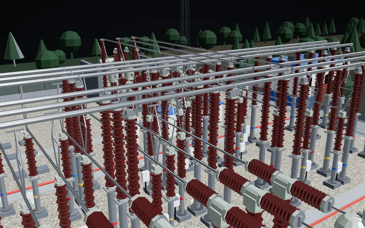 3D switchyard from the engineering tour